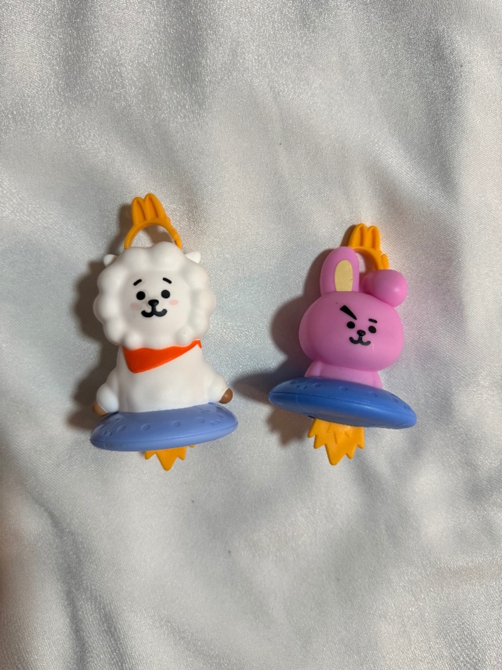 McDonald’s BT21 RJ & COOKY Happy Meal Toys Lot of 2